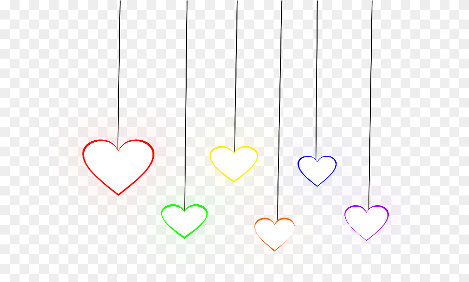 Colorful Neon Follow Itsjagbiroriginal Heart Png Image