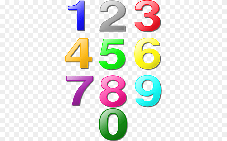 Colorful Numbers Clip Art For Web, Number, Symbol, Text, Dynamite Free Transparent Png