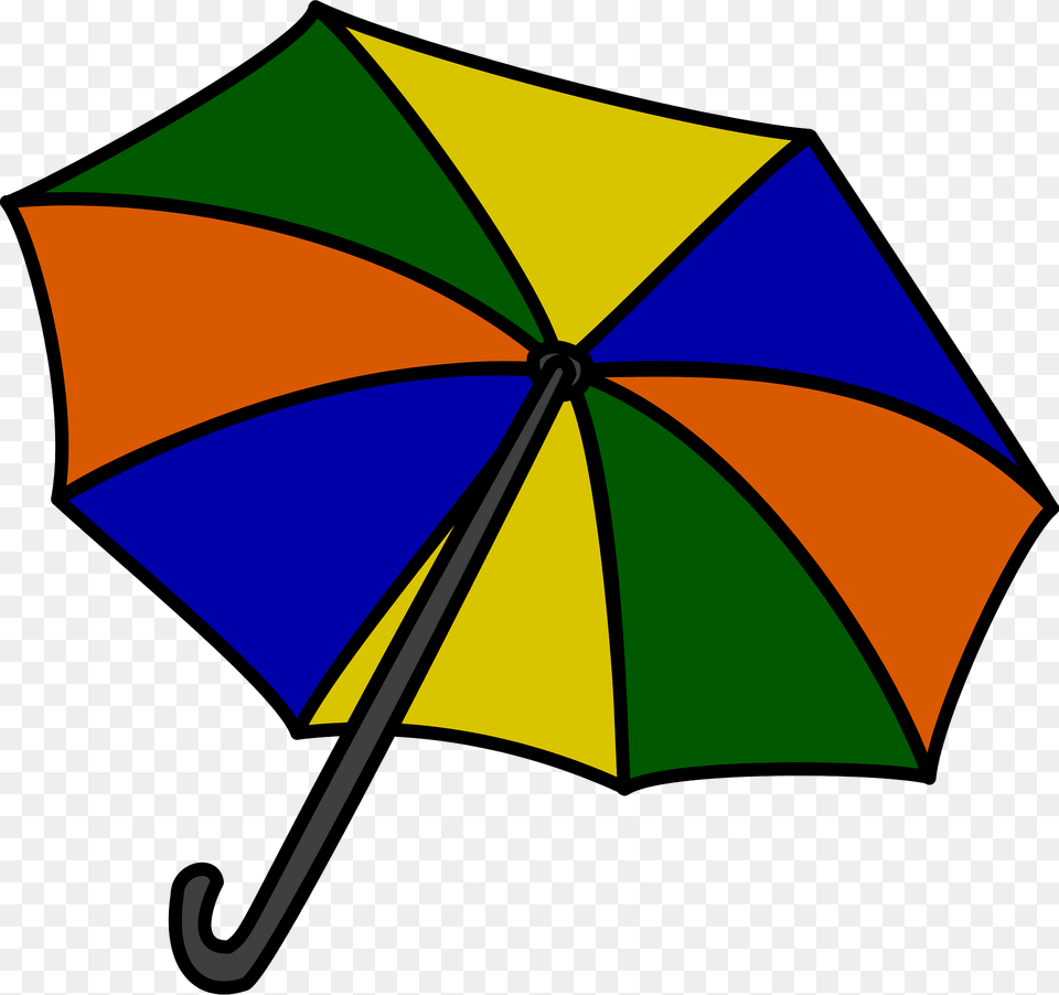 Colorful Open Umbrella Clipart, Canopy Free Transparent Png