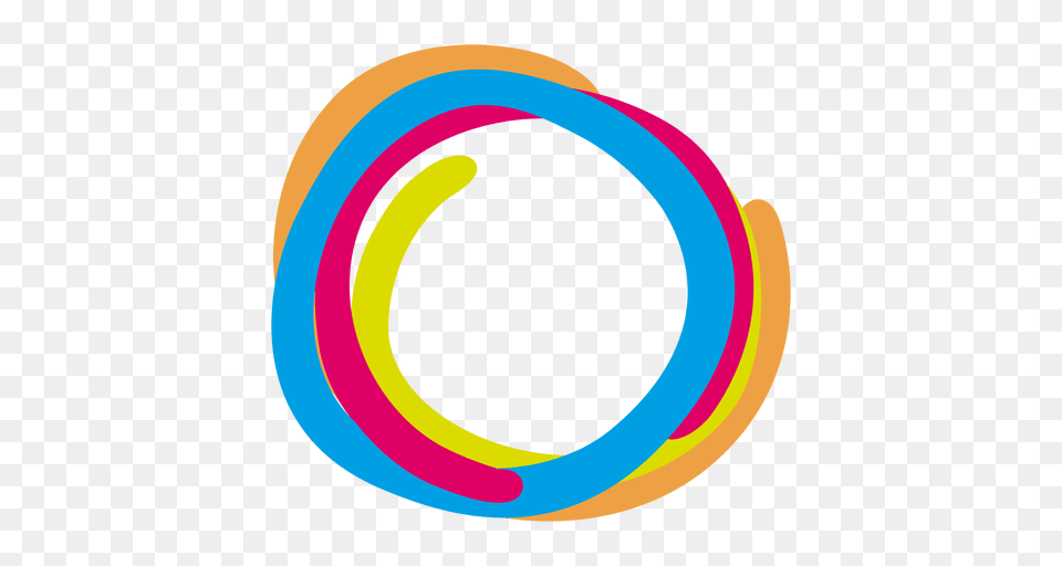 Colorful Paint Rings Icon Png
