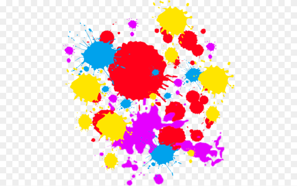 Colorful Paint Splatter, Art, Graphics, Modern Art Free Png Download