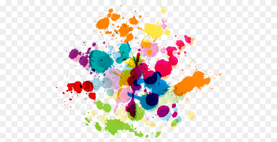 Colorful Paint Splatter Transparent Clip Art Image Transparent Background Painting, Graphics, Modern Art Png