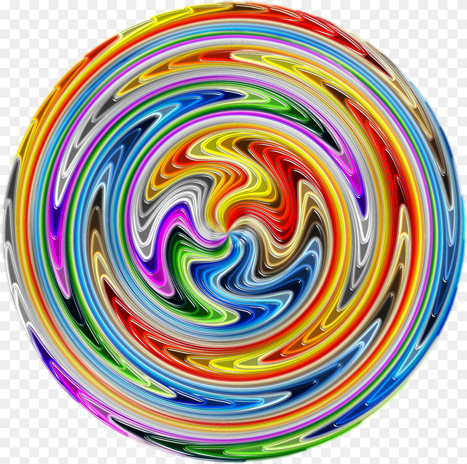 Colorful Paint Swirls Clip Arts Circle Png