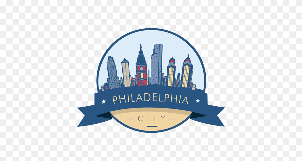 Colorful Philadelphia Skyline, City, Logo, Architecture, Building Free Png