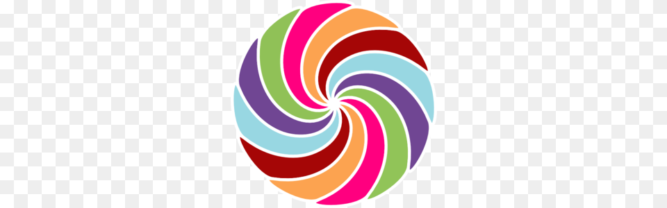 Colorful Pinwheel Cliparts, Candy, Food, Sweets, Lollipop Png Image