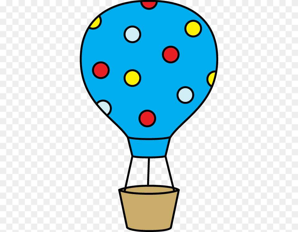 Colorful Polka Dot Hot Air Balloon Hot Air Balloon Clipart, Lighting, Aircraft, Transportation, Vehicle Png Image