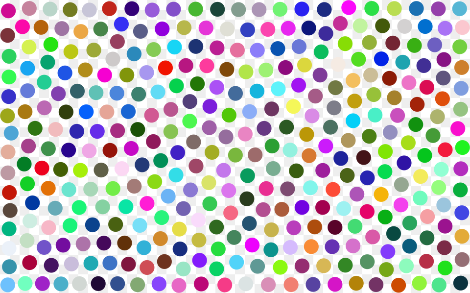 Colorful Polka Dots Transparent Background, Pattern, Polka Dot Free Png Download