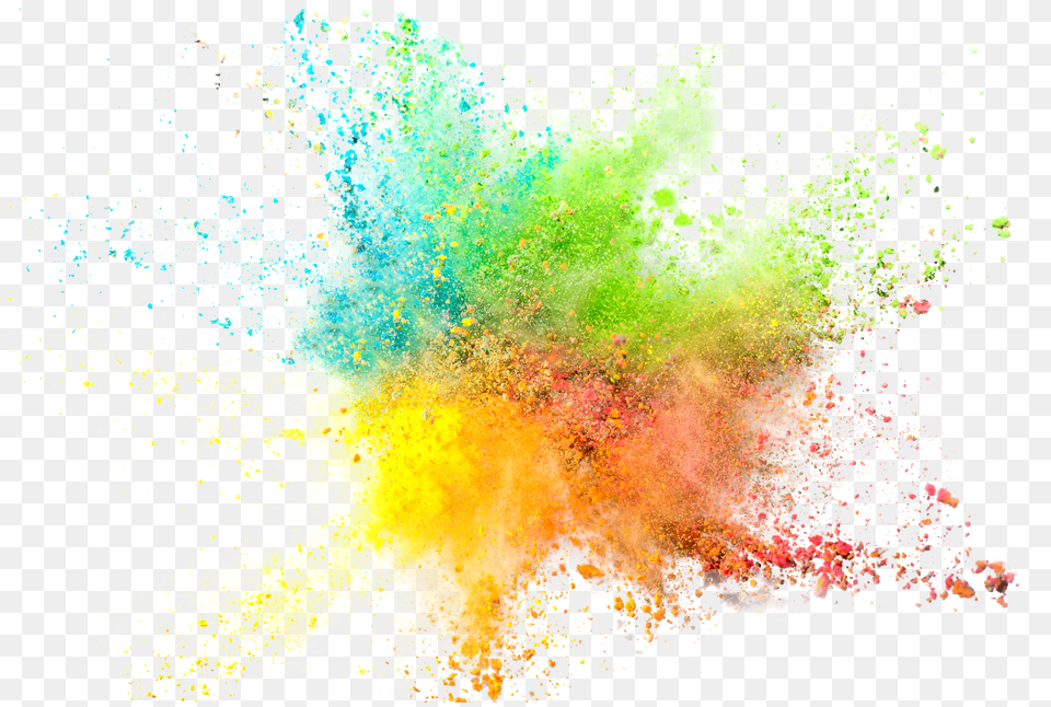 Colorful Powder Explosion Free Transparent Png