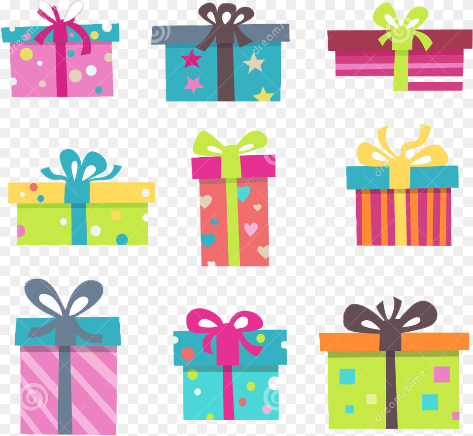 Colorful Presents Colorful Present, Gift Png