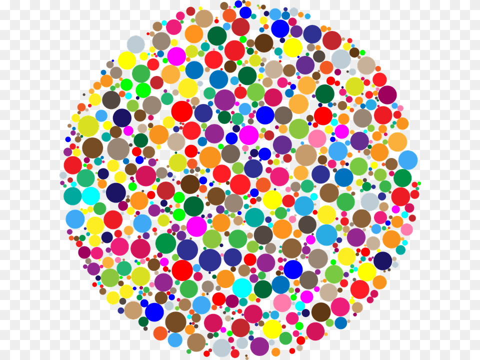 Colorful Prismatic Chromatic Rainbow Circles Dots International Dot Day Shirt, Sphere, Pattern, Art Free Png