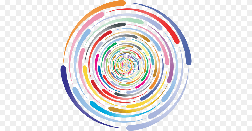 Colorful Prismatic Circle Gambar Lingkaran Warna Warni, Spiral, Art, Modern Art, Disk Free Png Download