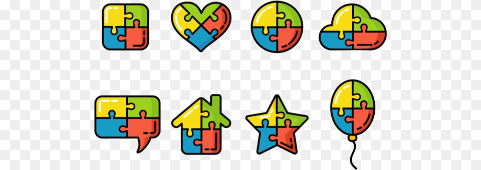 Colorful Puzzle Symbol Of Autism Simbolo Autismo Png Image
