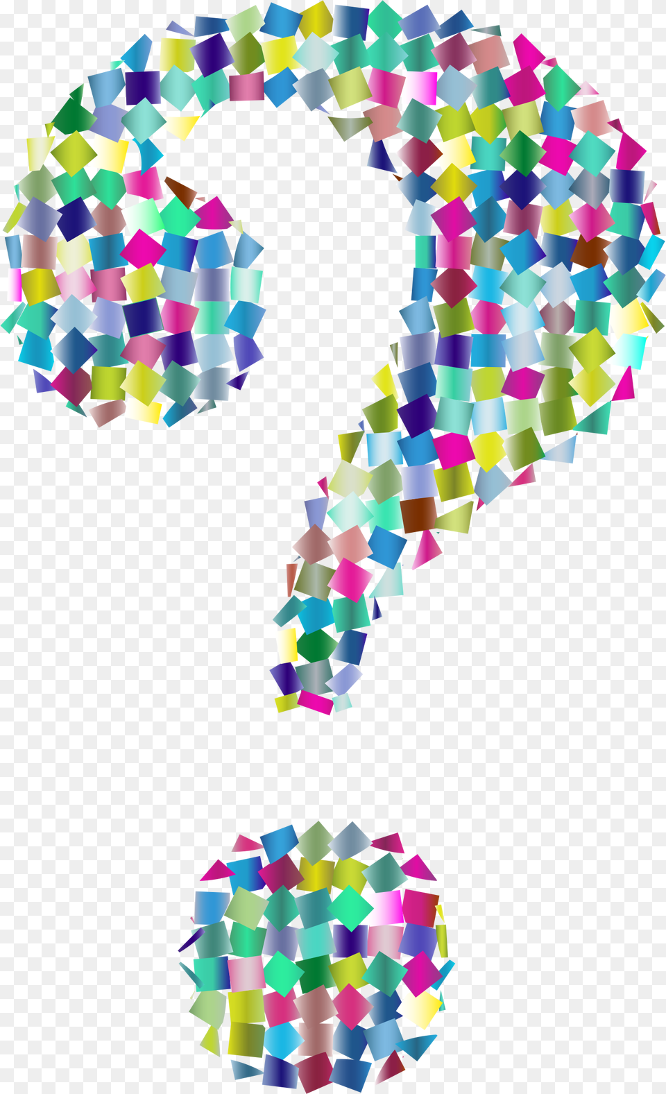 Colorful Question Mark, Text, Number, Symbol, Art Free Transparent Png