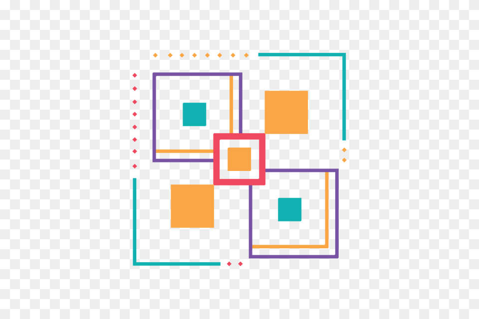 Colorful Rectangle Trendy Frame Colorful Rectangle Fill Free Png