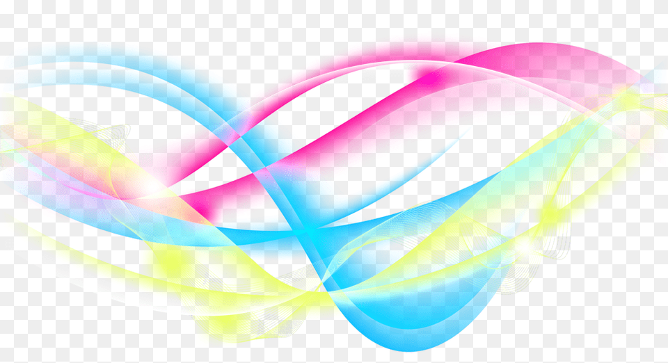 Colorful Ribbon, Art, Graphics, Light Free Png Download