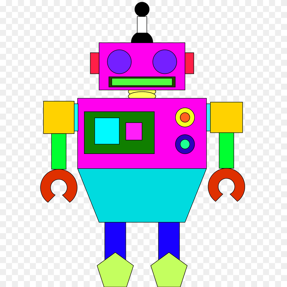 Colorful Robot Clipart, Dynamite, Weapon Free Transparent Png