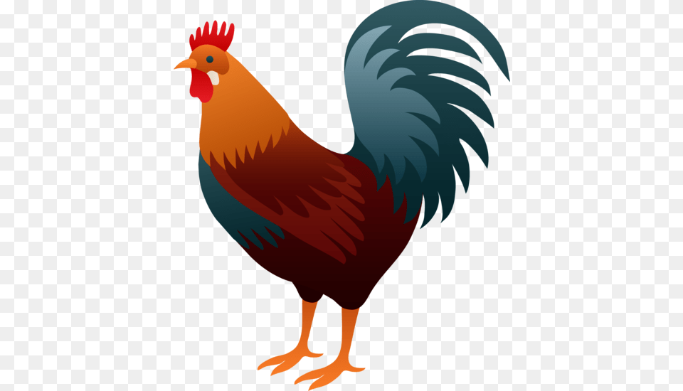 Colorful Rooster Design, Animal, Bird, Fowl, Poultry Free Transparent Png