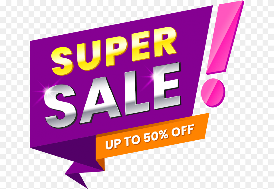 Colorful Sales Banner 309 Images Starpng Super Sale Logo, Advertisement, Poster, Purple, Scoreboard Png Image