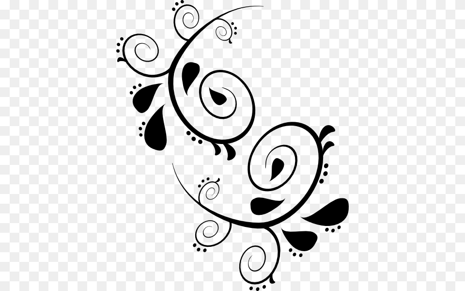 Colorful Scroll Aestheticism Scroll Watercolor Simple Design Black And White Butterfly, Art, Floral Design, Graphics, Pattern Free Png