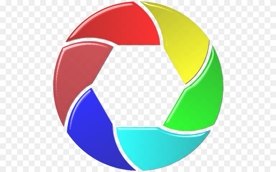 Colorful Shutter Icon Enhanced Color Camera Lens, Ball, Football, Soccer, Soccer Ball Free Transparent Png