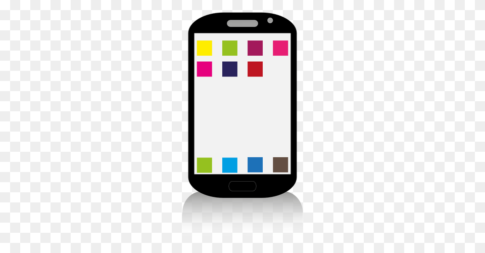 Colorful Smartphone Vector Mage, Electronics, Mobile Phone, Phone, Mailbox Png