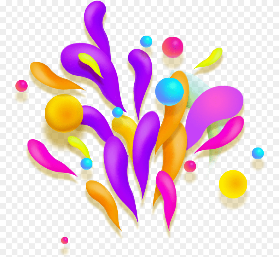 Colorful Splash Splash Colorful Hd, Art, Balloon, Graphics Png