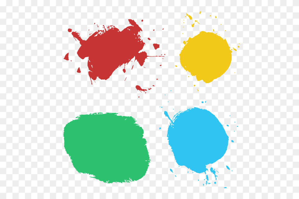Colorful Splash Splatter Collection Colorful Splash Splatter, Paint Container, Stain Png Image