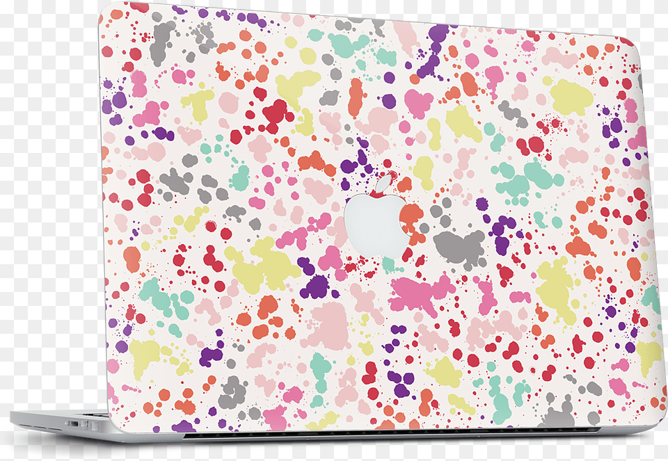 Colorful Splatter Ink Drops Macbook Skindata Mfp Watercolor Painting, Computer, Electronics, Laptop, Pc Png