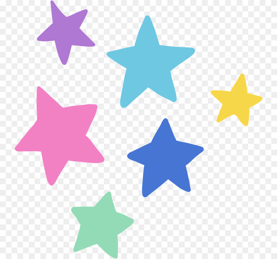 Colorful Star Gif Transparent, Star Symbol, Symbol Free Png Download