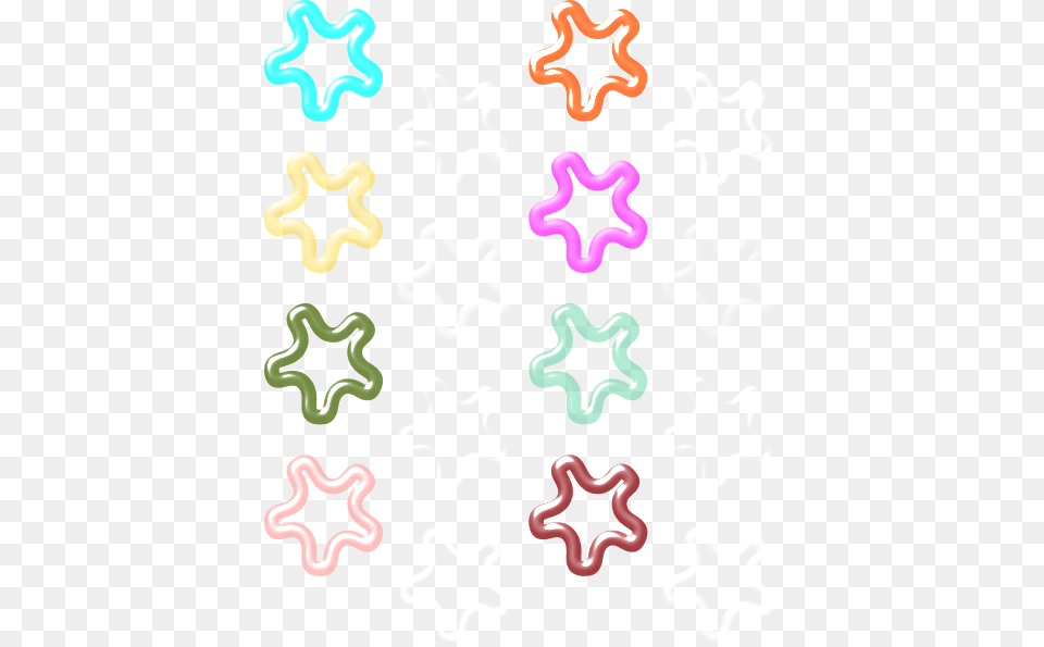 Colorful Stars Clip Art For Web, Food, Sweets, Ketchup, Symbol Free Png Download