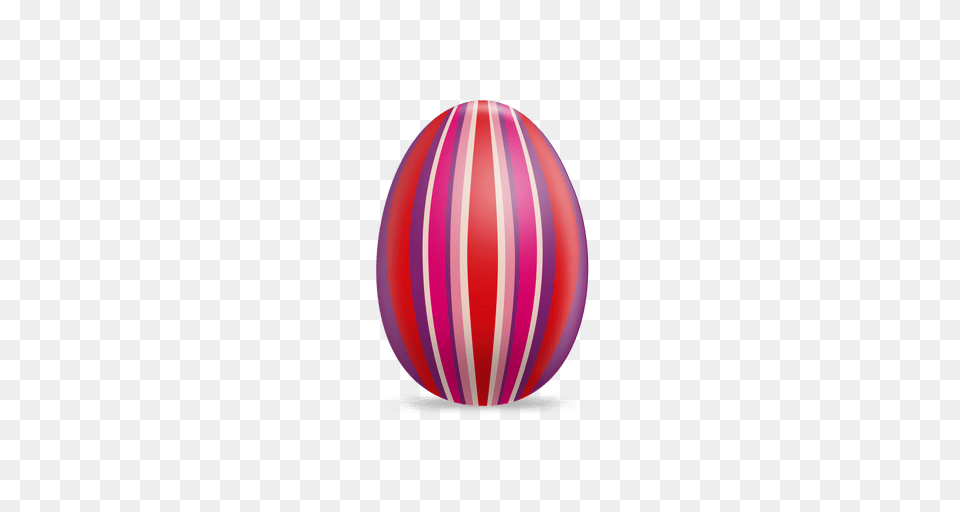 Colorful Stripes Easter Egg, Easter Egg, Food, Balloon Free Transparent Png