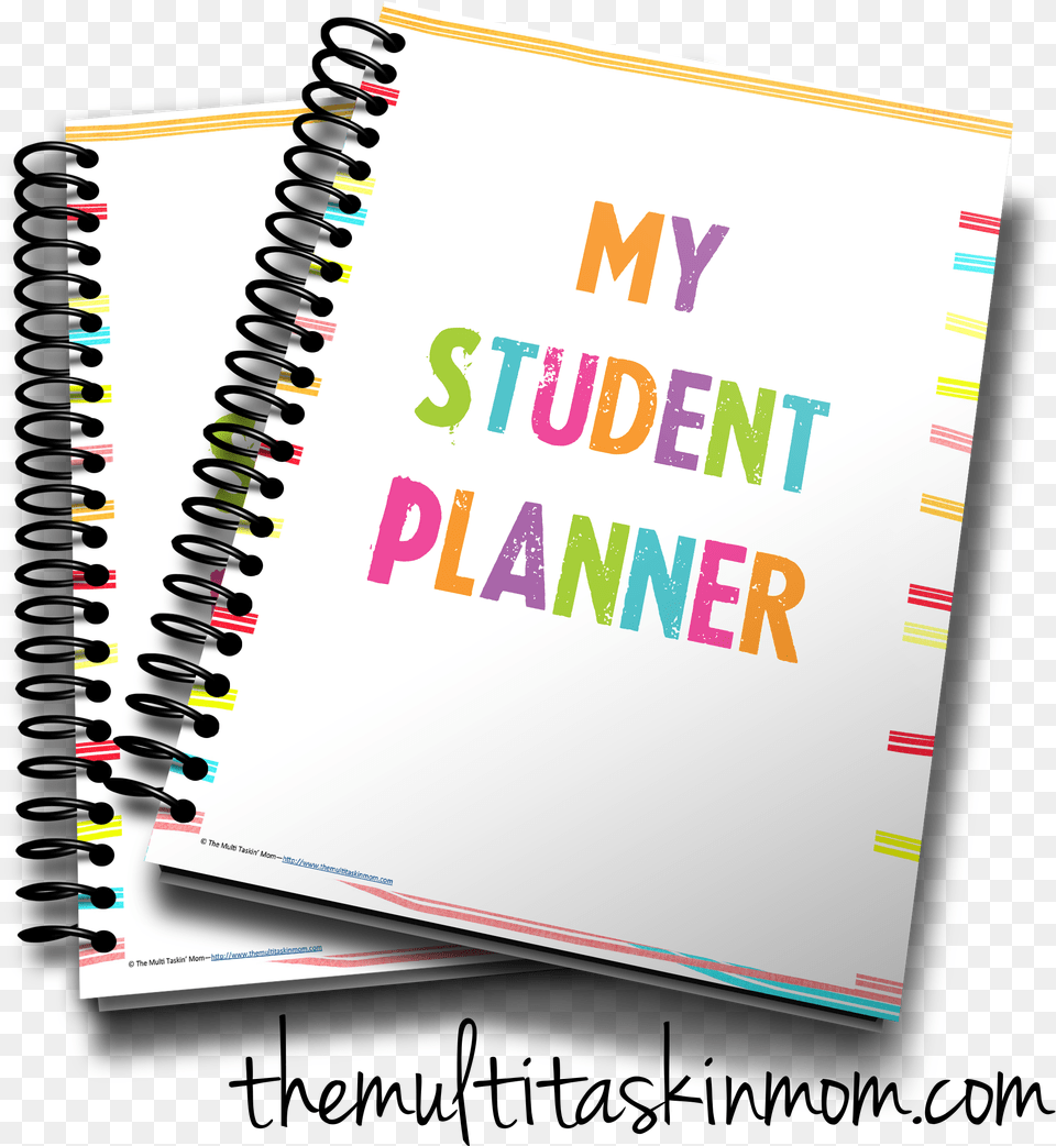 Colorful Student Planner Document, Page, Text, White Board, Diary Free Transparent Png