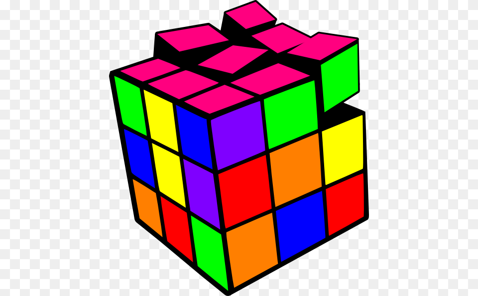 Colorful Svg Clip Arts Rubiks Cube Gif, Toy, Rubix Cube, Dynamite, Weapon Free Png Download