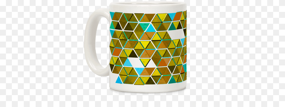Colorful Tiles Coffee Mug Beer Stein, Cup, Beverage, Coffee Cup Free Png Download