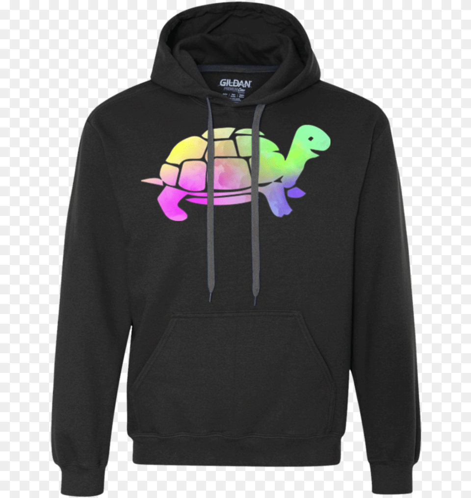 Colorful Turtle Farmer Watercolor Art Graphic T Shirt Kodak Black Heavyweight Pullover Fleece Sweatshirt, Clothing, Hoodie, Knitwear, Sweater Free Png Download