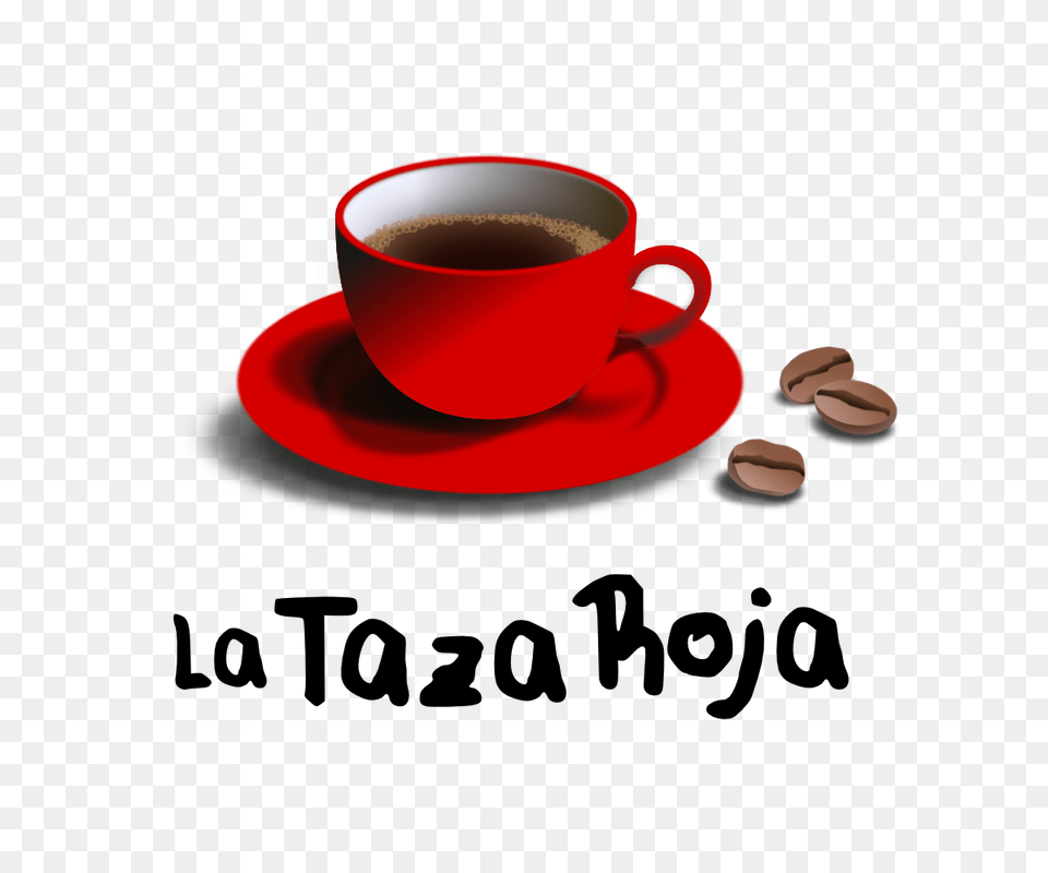 Colorful Upmarket Store Logo Design For La Taza Roja We Are Not, Cup, Saucer, Beverage, Coffee Free Transparent Png