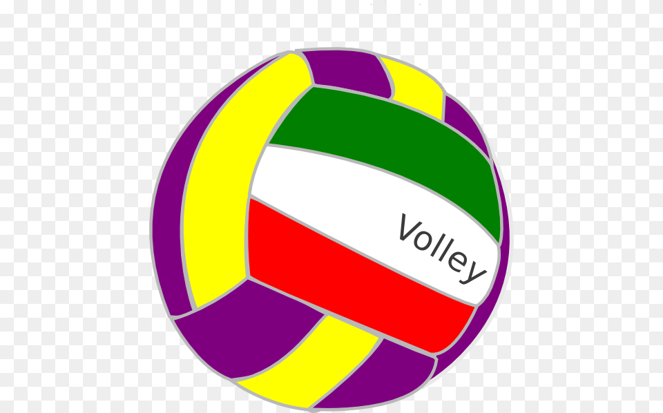 Colorful Volleyball Clip Arts For Web, Ball, Football, Soccer, Soccer Ball Png Image