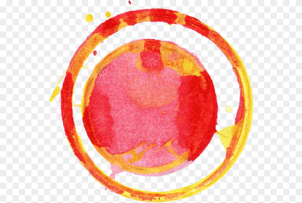 Colorful Watercolor Circle Transparent Onlygfxcom Circle, Stain, Astronomy, Outer Space Free Png Download