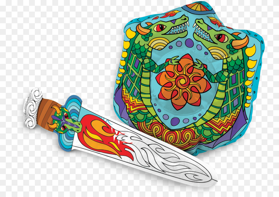 Coloring Book, Blade, Weapon, Dagger, Knife Free Png Download