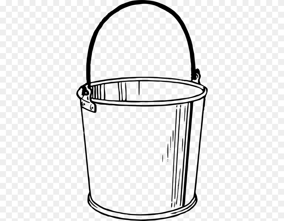 Coloring Book Bucket And Spade Drawing Paint Bucket Drawing, Gray Png Image