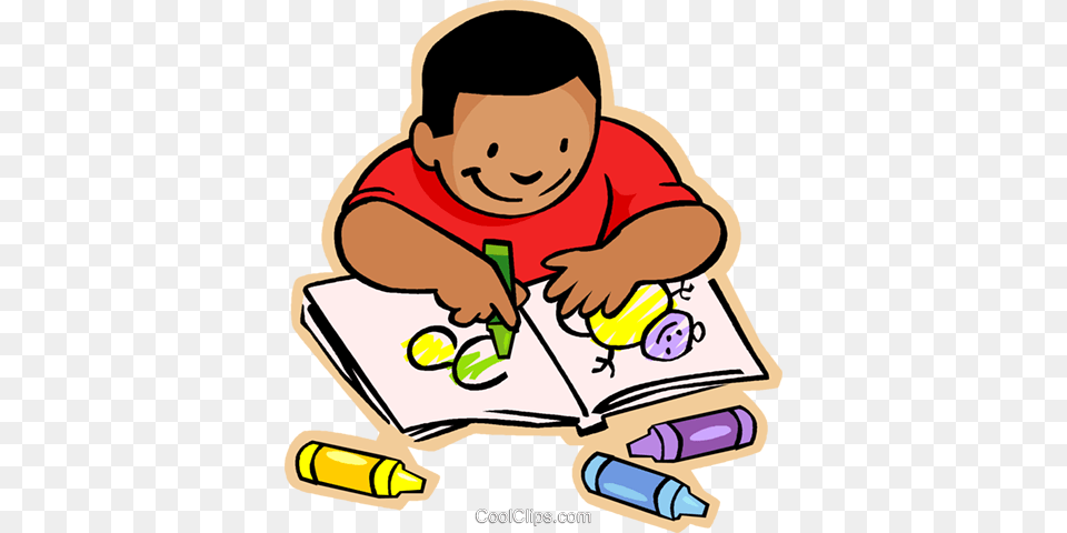 Coloring Book Clip Art Person, Reading, Baby, Face Free Png