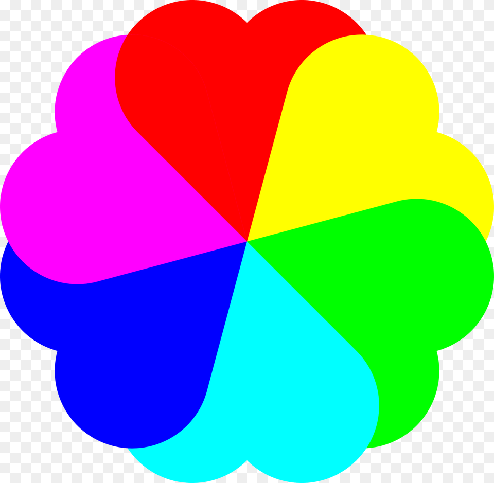 Coloring Book Computer Icons Rainbow Heart Colours Clipart, Light Free Transparent Png