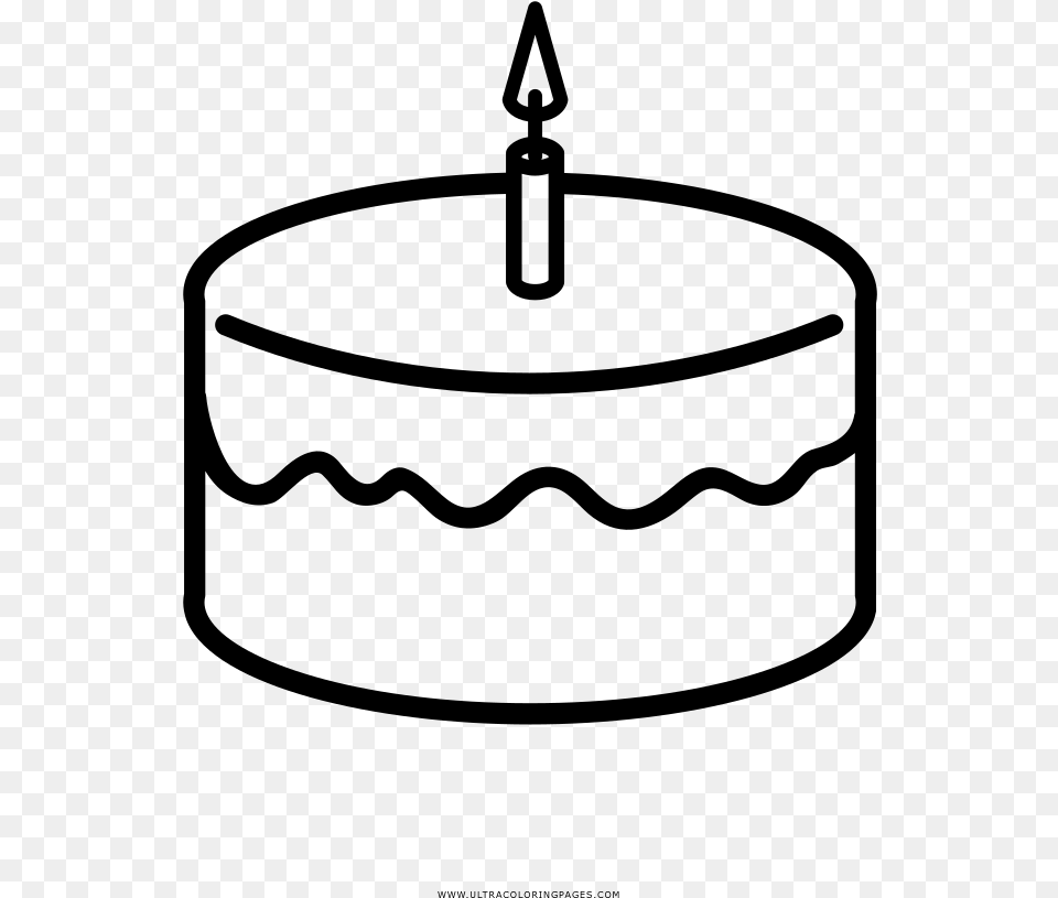 Coloring Book Slice Of Cake Coloring Pages First Birthday, Gray Png