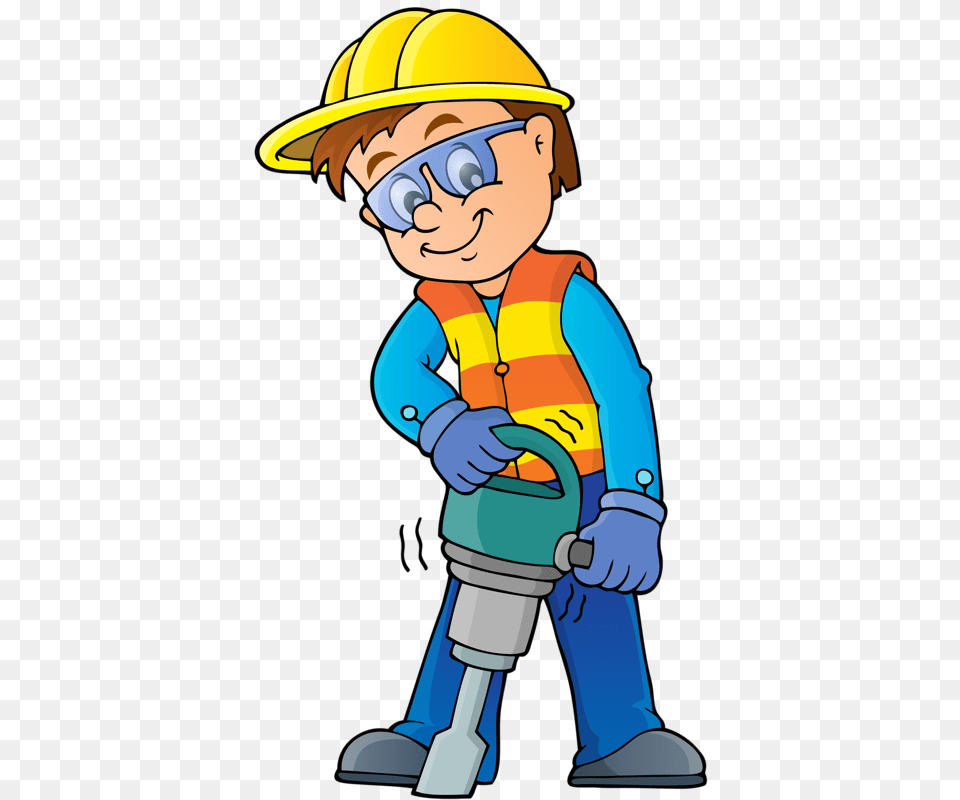 Coloring Books For Kids Design Vector, Worker, Person, Baby, Cleaning Free Png Download