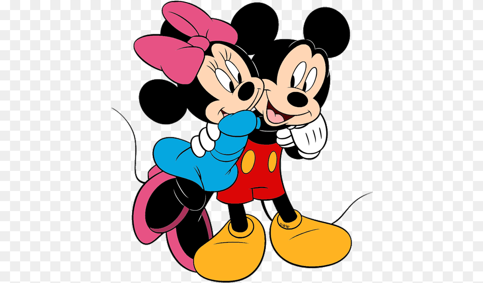 Coloring Mickey And Minnie, Cartoon, Dynamite, Weapon Free Png Download