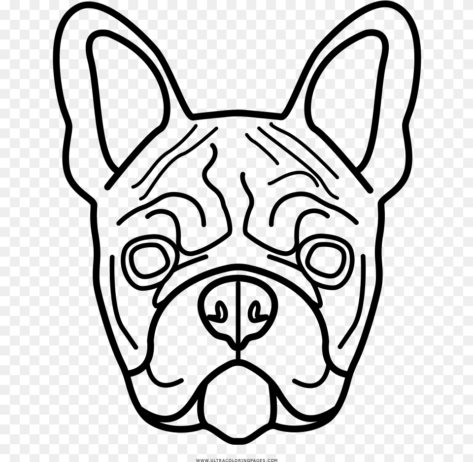 Coloring Pages French Bulldog Coloring Pages, Gray Free Png Download