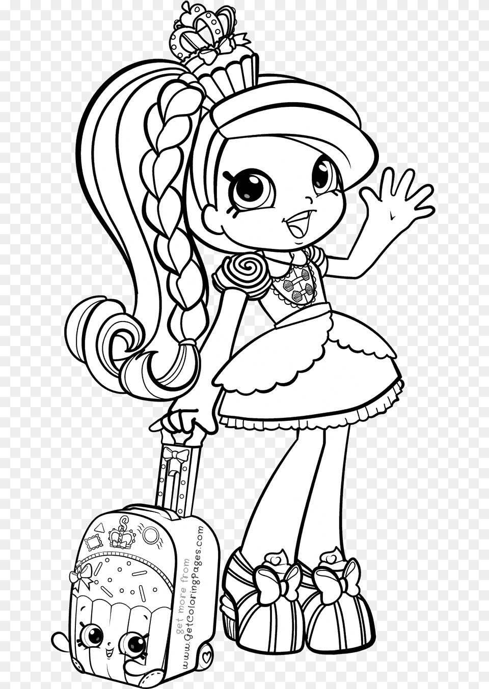 Coloring Pages Excelent Coloring Shopkins Pictures Shopkins Girls Coloring Pages, Book, Comics, Publication, Person Free Png