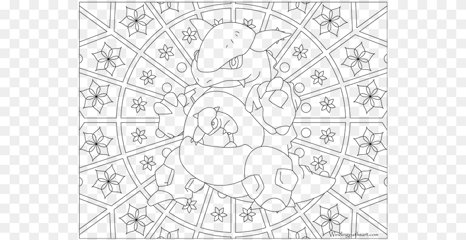 Coloring Pages For Charmander Squirtle And Bulbasaur Adult Pokemon Coloring Pages, Gray Png Image