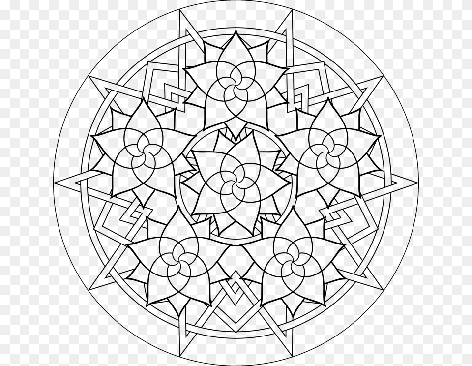 Coloring Pages Geometric Designs Coloring Pages Adult Easy, Gray Free Png