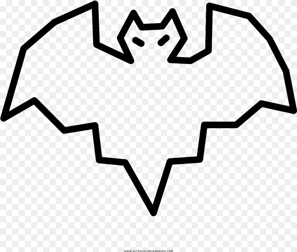 Coloring Pages Halloween Bat Coloringages For Kids Line Art, Gray Free Transparent Png